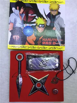 Naruto võtmehoidja Relvi Üks Komplekt Metall Mänguasi Mõõk Naruto Kunai Korrutamine Nuga Komplekt Mänguasjade Ninja Nuga Naruto võtmehoidja Relvi mudel