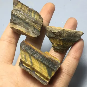 Naturaalne töötlemata tiger eye kivid Titaan Quartz Crystal Healing kivide müügiks