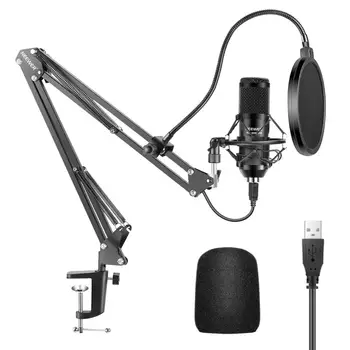 Neewer USB Mikrofon Cardioid Jahuti Podcast 192KHZ Mикрофон Plug&Play for Livestreaming YouTube ' i ASMR Heli Kiip