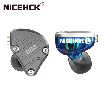 NiceHCK DB3 2DD+1BA Hübriid 3 Juhi Kõrva Kõrvaklapid Monitor Töötab Sport HIFI Headset Earbud tervikliku keskkonnajuhtimise DJ Etapp 2Pin KZZSN NX7 Pro/F3