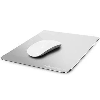 NIUCOM: ultra-õhuke ja elegantne office desk disain aluminum mouse pad jäik non-slip koostis