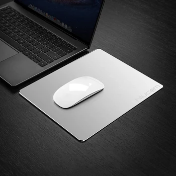 NIUCOM: ultra-õhuke ja elegantne office desk disain aluminum mouse pad jäik non-slip koostis