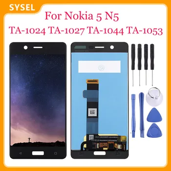 Nokia 5 TA-1024 TA-1027 TA-1044 TA-1053 LCD Ekraan Puutetundlik Digitizer Assamblee NOKIA N5