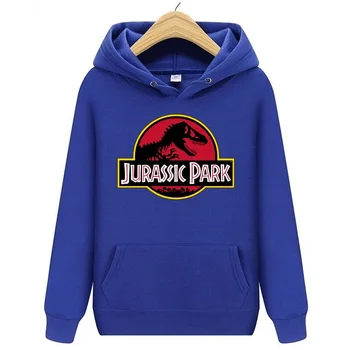 Noorte Rula Sportwear Maailma Dinosaurus Graafiline Jersey JURASSIC PARK Mens Topp Naiste Dressipluus Kapuutsiga Pullover