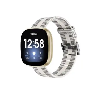 Nylon rihma Fitbit vastupidi 3 versa3 lõuend nailon watchband quick release Punutud käevõru rihma fitbit mõttes Smart Vaadata