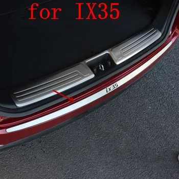 Näiteks Hyundai IX35 2013 kuni 2017 kvaliteetne Auto-hõlmab roostevaba teras Välised Tagumise kaitseraua Kaitsekile Aknalaud 1TK sobib Car styling