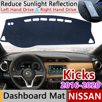 Näiteks Nissan Peksab 2016 2017 2018 2019 2020 P15 Anti-Slip Matt Armatuurlaua Kate Padi Päikesevarju Dashmat Kaitsta Vaip Auto Tarvikud