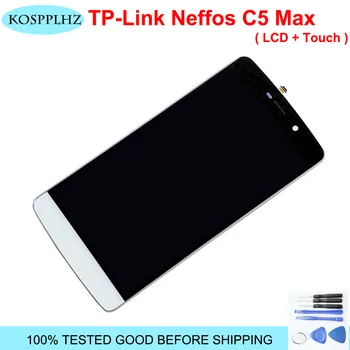 Näiteks TP-Link Neffos C5 MAX LCD + Puutetundlik Ekraan Digitizer Ekraan Assamblee Tarvikud TP-Link C5Max LCD Ekraan + Tööriistad&Lint