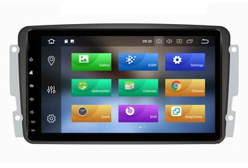 Okta core Android 10.0 Auto DVD GPS-Mängija Mercedes Benz W209 W203 M/ML W163 Viana W639 Vito Raido Stereo BT 4+32GB Wifi DAB+