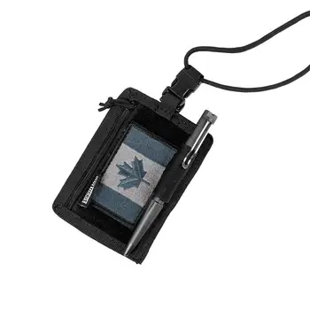 OneTigris Armee Fänn Taktikaline ID-Kaardi Puhul Plaaster Kaela kaelapaela kinnitamine ja Krediitkaardi Abimees Muuta Rahakott ID Rahakoti Omanik