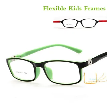 Optilised Klaasid raami lastele poiss tüdrukud Lühinägevus prillid raamid 0 kraadi läätsed Tavaline peegel Punkte Lapsed Unisex 8804