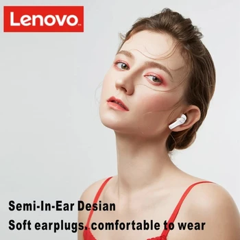 Originaal Lenovo QT82 Juhtmeta Bluetooth-Kõrvaklapp V5.0 Touch Control Kõrvaklapid Stereo HD Räägi Aku 400mAh