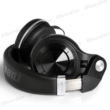 Orignal Bluedio T2+ Juhtmeta Bluetooth-Kõrvaklapid HIFI Kahepoolsete Stereo-Peakomplekt koos Mikrofoniga, Mobiiltelefonide ja Musi