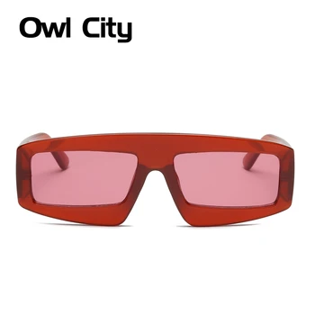 Owl City Luxury Päikeseprillid Naistele Meeste Vintage Brändi Disainer Daamid Prillid Retro Ristküliku Suur Must Prillid Sunnies Tooni