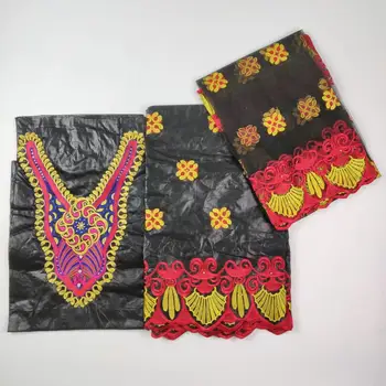 Palju värvi valik aafrika mood kõrge kvaliteedi bazin riche getzner brode nigeeria pitsiline kleit