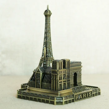 Pariisi Torni Arkaadi Arch Arc de Triomphe Kirik, Notre-Dame de Paris, mis on Euroopa prantsuse turist suveniiride sõber poseerib Tilk Laevandus