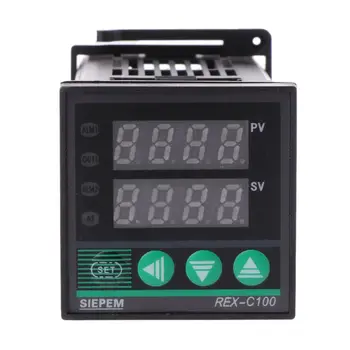 PID Digital Temperature Controller, REX-C100 0 400degree K-Tüüpi Input NSV Väljund Temp Kontroller