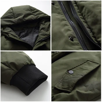 Pioneer Laagris mood part sulejope meestele brändi riided paks sooja talve alla mantel mees parima kvaliteediga must armee roheline AYR801405