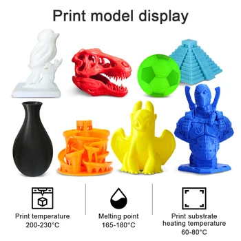 PLA 3D Printer Hõõgniidi 10rolls 1kg/2.2 £ 1.75 MM Kõrge tugevus ja Tugev Jäikus ja Vähene Kokkutõmbumine Materjali Trükkimise Kunsti