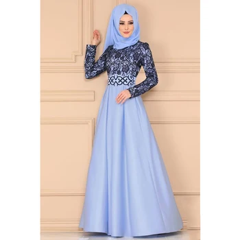 Pluss Suurus islami Moslemi Abaya Naiste Pitsist Vintage Maxi Kleidid seal kaftan Dubai Araabia Islami Riietus suur kiik pikk kleit S-5XL
