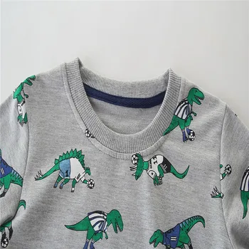 Poiss Armas Dinosaurus T-särk Cute Cartoon T-särk Loomadega Trükitud Lapsed Pikk Varrukas Poisid Tees Poiste Puuvillane, Tees