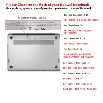 Prindi Maali ARVUTI Kest Sülearvuti Anti-Scratch juhul Kaas HUAWEI MateBook X Pro 2019 13.9/MateBook 13 14/MateBook D 14 D 15