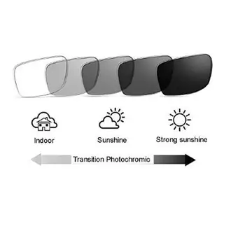 Progressiivne multifocal lugemise prillid meeste reguleeritav visioon square päike photochromic väljas päikeseprillid koos karbi NX