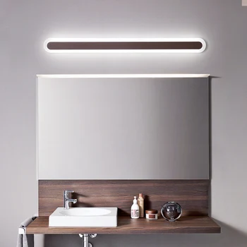 Pruun/valge vannituba lamp led peegel tuled 0,4 M~1.2 M riistvara ja akrüül seina lamp magamistuba led seina tuled