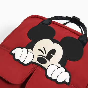Punane Disney Minnie Mouse Laste kott Karikatuurid Laste seljakott Miki Hiir Mustriga Seljakott Kooli Kotti Poistele Tüdruk