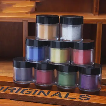 Pärlmutterläiget tekitavad Vilk Pigment Pearl Pulber UV-Vaik Crystal Epoksü Käsitöö DIY Ehteid Teha Lima Toonimine Värvi Esile Glitter
