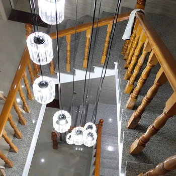 Põhjamaade K9 crysta Ripats Tuled Vintage Hoop Must Moodne LED Rippus Lamp elutuba Kodu Loft Tööstus-Decor Valgusti
