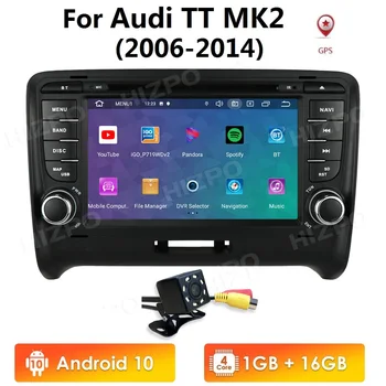 QUAD CORE 7-tolline Android-10 AUTO stereo Audi TT MK2 2006-dvd-mängija, raadio mms auto navigatsiooni