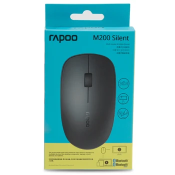 Rapoo M200 Originaal Multi-Mode Slim Vaikne Juhtmeta Hiir Bluetooth Hiir 1300DPI Töölaua Sülearvuti Äri Kontor