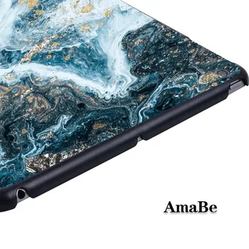 Raske Apple IPad 2019 7th Gen 10.2 Tolline A2200 A2123 Tablet PC Plastikust, Marmorist Muster Tilk vastupanu Seista Juhul Katta