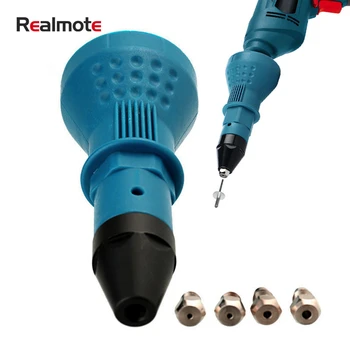 Realmote Elektrilised Tõmba Neet Relva Adapter Neetimine Vahend Cordless Drill Paigalda Mutter Pimedatele 2.4-4.8 mm