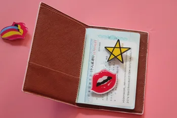 Reisi asjade korea cartoon puu-printimine muster passi omaniku passi kott kaardi omaniku passi kate