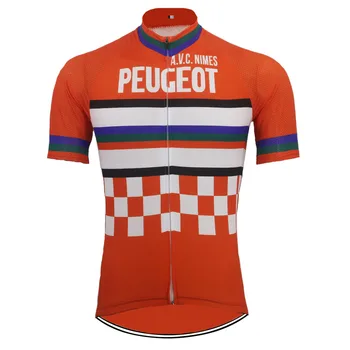 Retro mehed on jalgrattaga jersey 2020. aasta Suvel Orange racing jalgratta riided Hingav Maillot ciclismo Race pro ropa Ciclismo