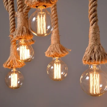 Retro Vintage Trossi Lamp Loft DIY Trossi Lühter Tööstus-Lamp-Ameerika Stiilis Ding elutuba Restoran
