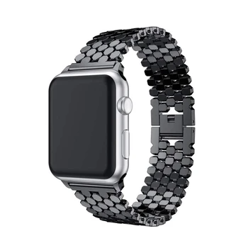 Rihm apple watch 5 esiliistu 44mm 40mm iwatch bänd 42mm 38mm roostevabast terasest watchband metallist Käevõru seeria 5 4 3 38/44 mm