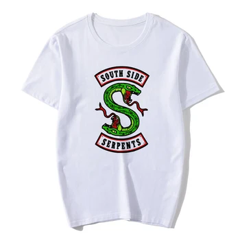 Riverdale Southside Harajuku Vintage T-Särk Naiste Lõuna Pool Maod T-särk Ullzang Tshirt Madu Streetwear Top Tees Naine