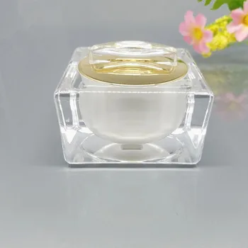 Ruut Peen Crystal Tühi Pudel Emulsioon Vajutage Pudeli Kosmeetika Konteinerid Koor Jar Naha Hooldus Villimist Set Box 5tk/Palju