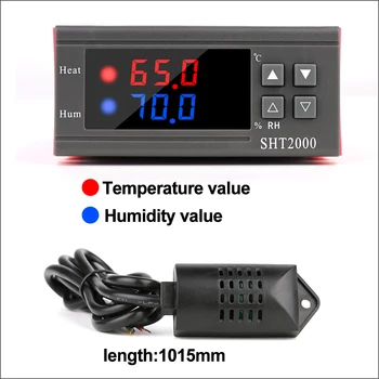 RZ Digital Temperature Controller, Niiskuse Mõõtja termomeeter Hygrometer Thermoregulator Termostaat Inkubaator Küte Jahutus