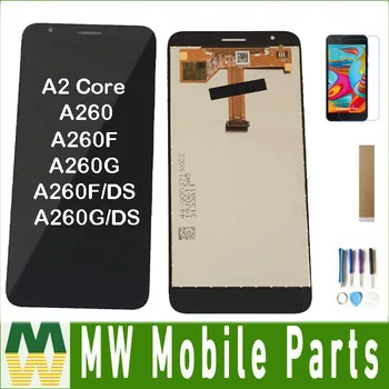 Samsung Galaxy A2 Core A260F/DS A260 LCD Ekraan Touch Sensor Digitizer Assamblee Must Värv + kit
