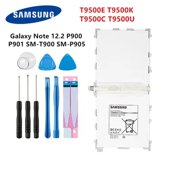SAMSUNG Orginaal Tablett T9500E T9500K T9500C T9500U aku 9500mAh Samsung Galaxy Märkus 12.2 P900 P901 P905 T900 P900 +Tööriistad