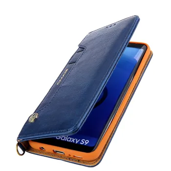 Samsung S8 S9+ S10+ S20 Märkus 9 Märkus 10+ 5G Nahast Rahakott Kaardi foto Pesa Slim Juhul Magnet Klapp, Põrutuskindel