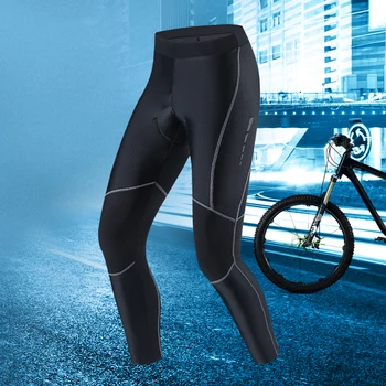 Santic Meeste Rattasõidu Püksid Pro Fit Coolmax 4D Pad Põrutuskindel Peegeldav Püksid Jalgratta Anti-pilling Jalgrattasõit Clothings Bike Püksid