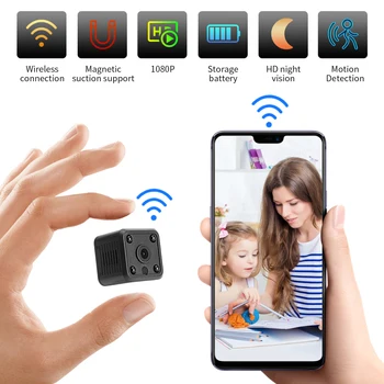 Sdeter IP Mini Kaamera Beebi Wifi HD 1080P Öise Nägemise Videokaamera Algatusel DVR liikumistuvastus CMOS Sensor Diktofon, Videokaamera