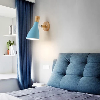 Seinavalgusti edevus kerge kaasaegne seina lamp magamistuba loft decor seina sconce põhjamaade disain peegel kodu kaunistamiseks valgustid led
