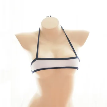 Seksikas naistepesu naiste trikoo Bandeau bikinis 2019 mujer Micro ujumistrikoo naine Push up kaks-tükk Valge Erootiline supelrõivad