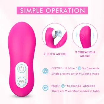 SHD-145 Super Võimas Imemiseks Vibraator Sex Mänguasjad Naine G-spot on 9 Kiirust, Vibratsiooni-ja Veekindel